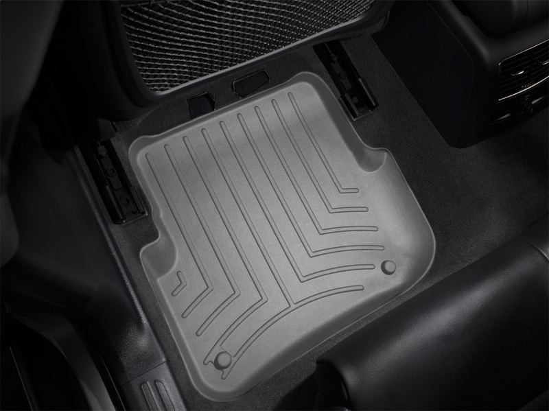 Audi A6 FloorLiner - Rear - WeatherTech - DigitalFit - Grey - `05-`11