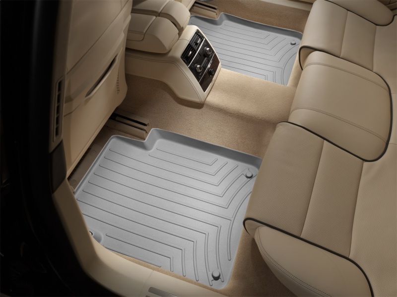 Audi A8 FloorLiner - Rear - WeatherTech - DigitalFit - Grey - `06-`10