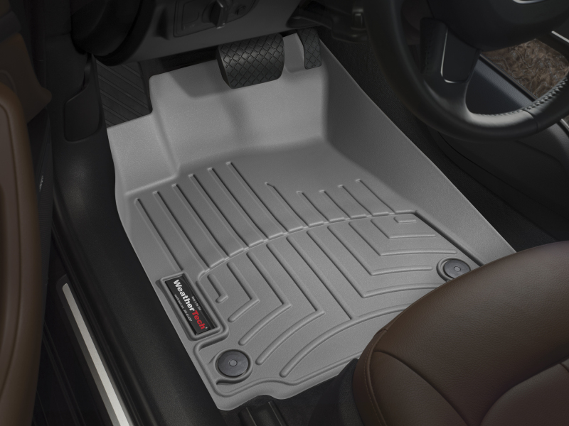 Volvo S60 FloorLiner - Front - WeatherTech - DigitalFit - Grey - `11-`27