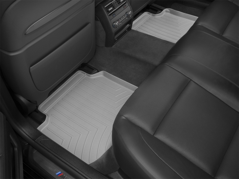 BMW 7 Series FloorLiner - Rear - WeatherTech - DigitalFit - Grey - `13-`27