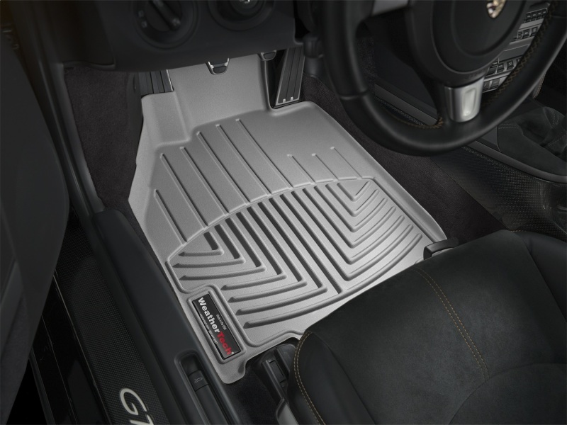 Porsche 911 FloorLiner - Front - WeatherTech - DigitalFit - Grey - `05-`11