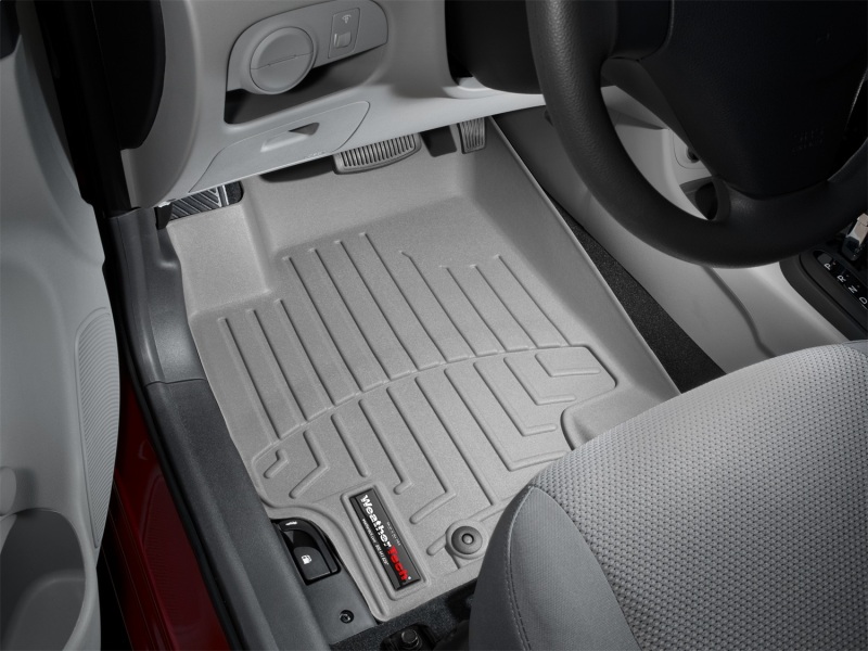 Hyundai Accent FloorLiner - Front - WeatherTech - DigitalFit - Grey - `06-`11