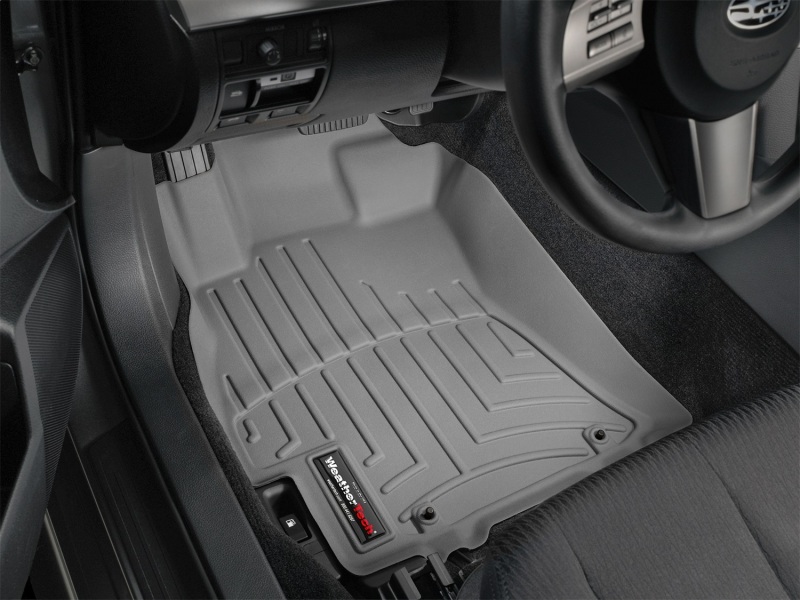 Subaru Legacy FloorLiner - Front - WeatherTech - DigitalFit - Grey - `10-`27