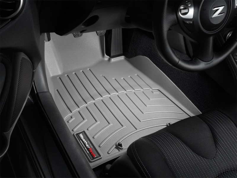 Nissan 370Z FloorLiner - Front - WeatherTech - DigitalFit - Grey - `10-`27