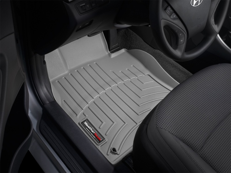 Kia Optima FloorLiner - Front - WeatherTech - DigitalFit - Grey - `11-`27