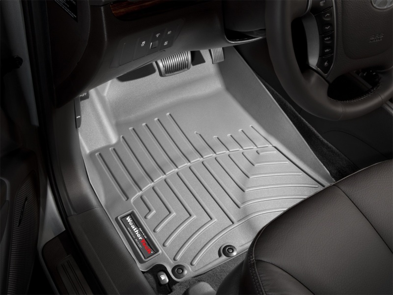 Hyundai Santa Fe FloorLiner - Front - WeatherTech - DigitalFit - Grey - `10-`12