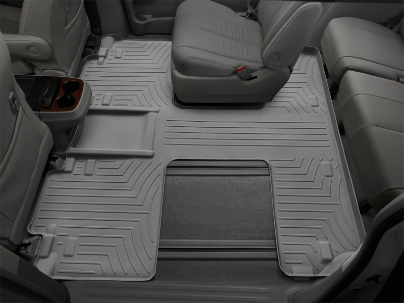 Toyota Sienna FloorLiner - Rear - WeatherTech - DigitalFit - Grey - `11-`27