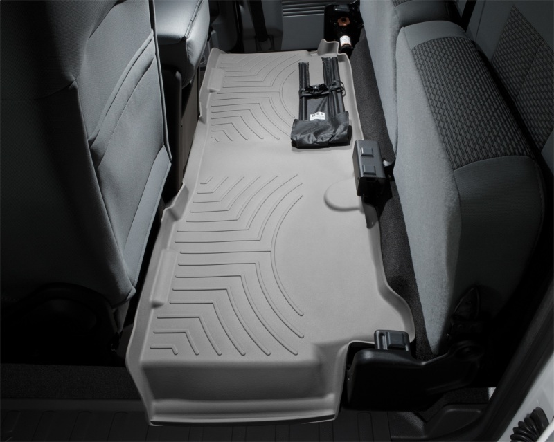 Ford F450 Super Cab FloorLiner - Rear - WeatherTech - DigitalFit - Grey - `11-`27