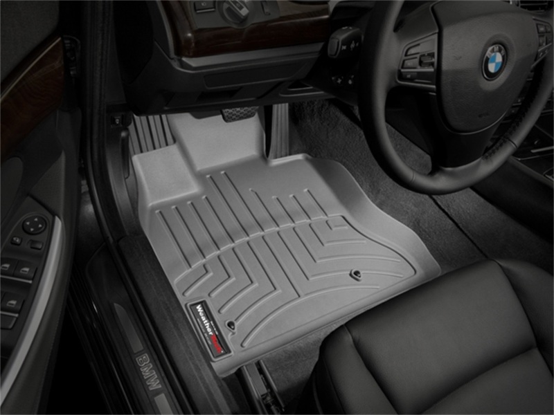 BMW 5 Series FloorLiner - Front - WeatherTech - DigitalFit - Grey - `10-`27