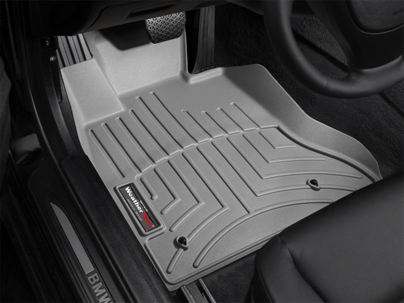 BMW 5 Series FloorLiner - Front - WeatherTech - DigitalFit - Grey - `11-`27