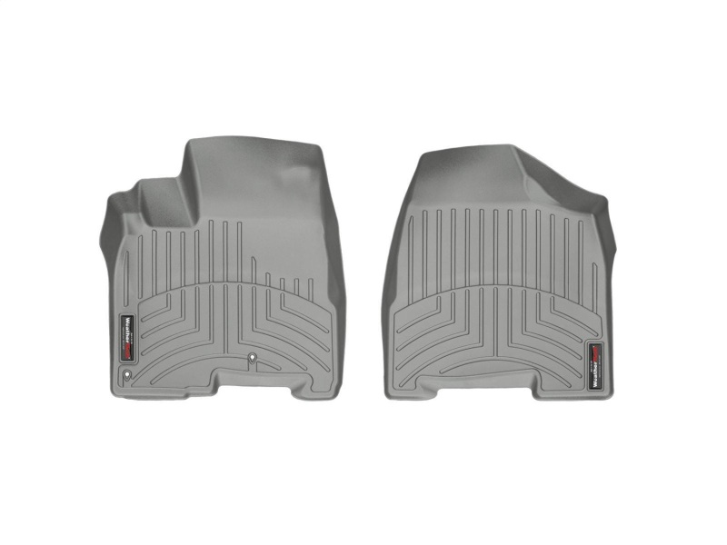 Toyota Sienna FloorLiner - Front - WeatherTech - FloorLiner DigitalFit - Grey - `04-`10