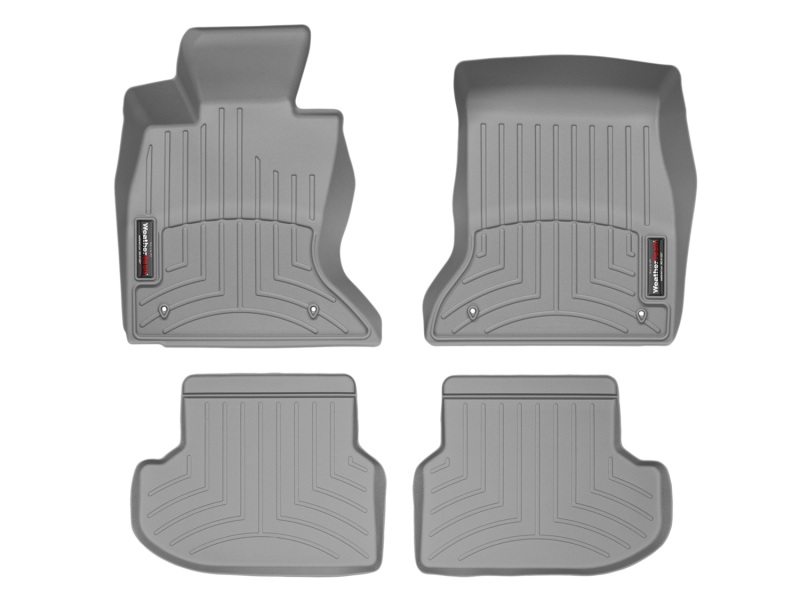 BMW 5 Series FloorLiner - Rear - WeatherTech - WeatherTech DigitalFit - Grey - `14-`27