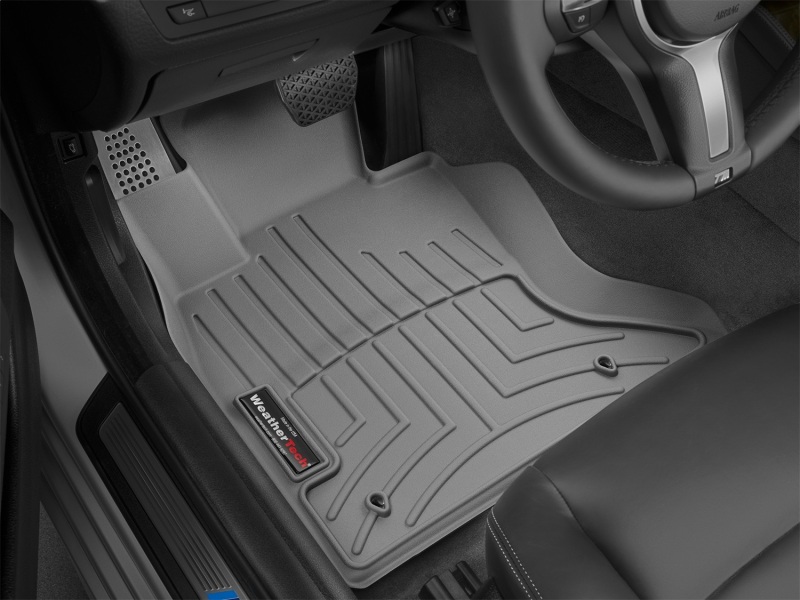 BMW 5 Series FloorLiner - Front - WeatherTech - DigitalFit - Grey - `11-`27