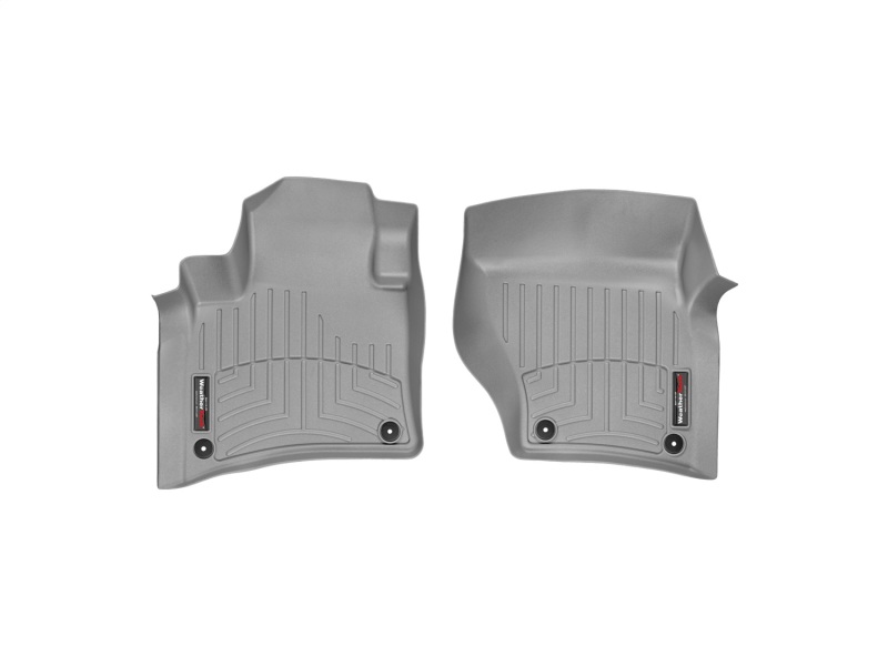 Porsche Cayenne FloorLiner - Front - WeatherTech - DigitalFit - Grey - `11-`27