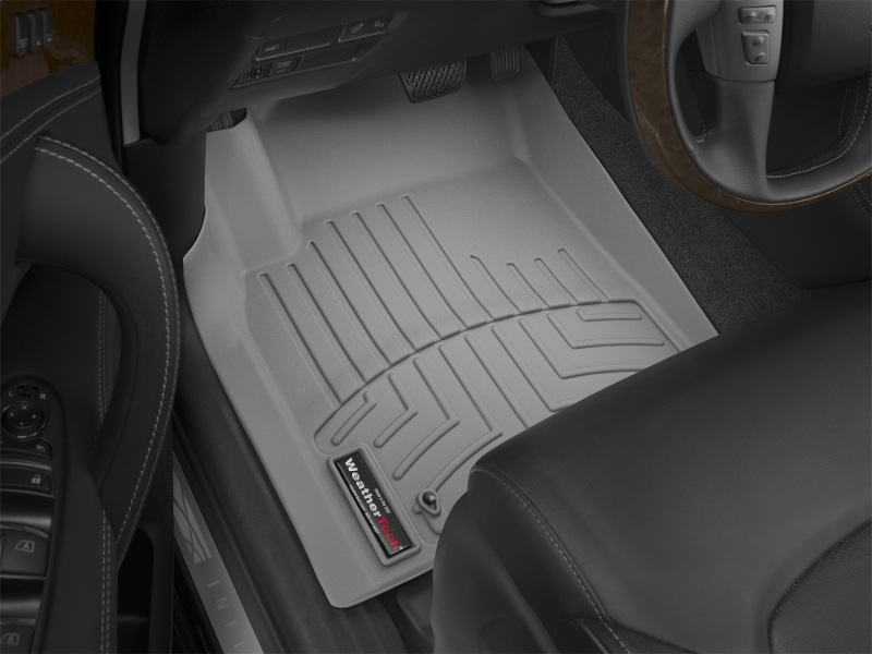 Infiniti QX56 FloorLiner - Front - WeatherTech - DigitalFit - Grey - `11-`13