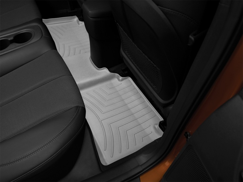 Hyundai Veloster FloorLiner - Rear - WeatherTech - DigitalFit - Grey - `12-`27