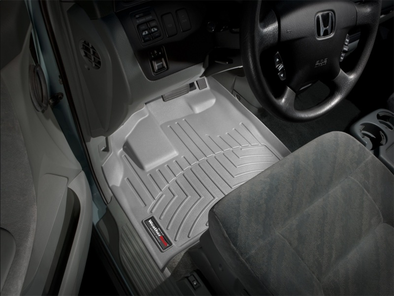 Honda Odyssey FloorLiner - Front - WeatherTech - DigitalFit - Grey - `99-`04