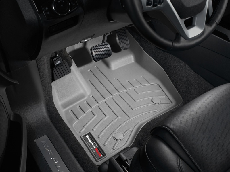 Ford Explorer Floor Mats - Front - WeatherTech - DigitalFit - Grey - `11-`27