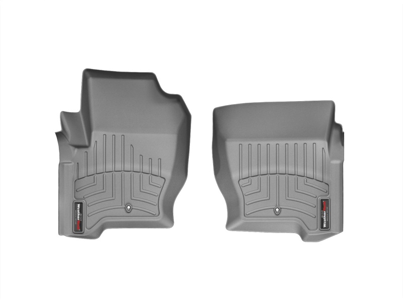 Land Rover LR3 Floor Liners - Front - WeatherTech - DigitalFit - Grey - `08-`09