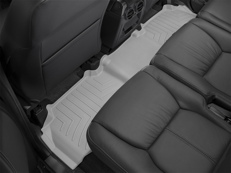 Land Rover LR4 Floor Mats - Rear - WeatherTech - FloorLiner DigitalFit - Grey - `13-`27