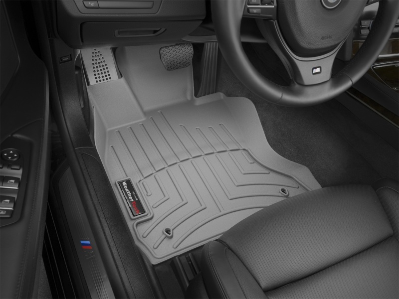 BMW 7 Series FloorLiner - Front - WeatherTech - DigitalFit - Grey - `10-`27