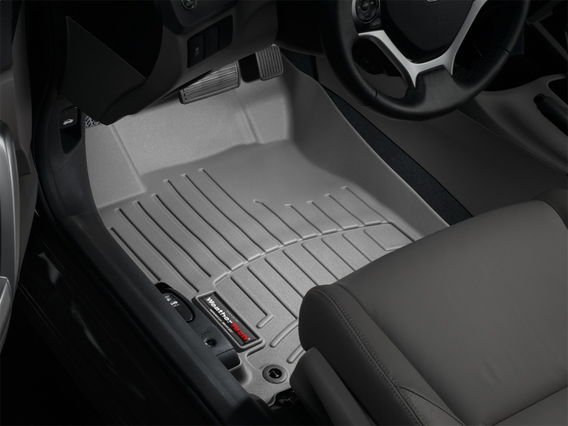 Honda Civic FloorLiner - Front - WeatherTech - DigitalFit - Grey - `12-`27
