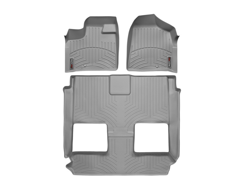Chrysler Town and Country FloorLiner - Rear - WeatherTech - DigitalFit - Grey - `11-`27
