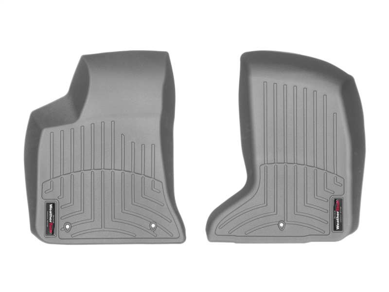Dodge Charger FloorLiner - Front - WeatherTech - DigitalFit - Grey - `11-`27