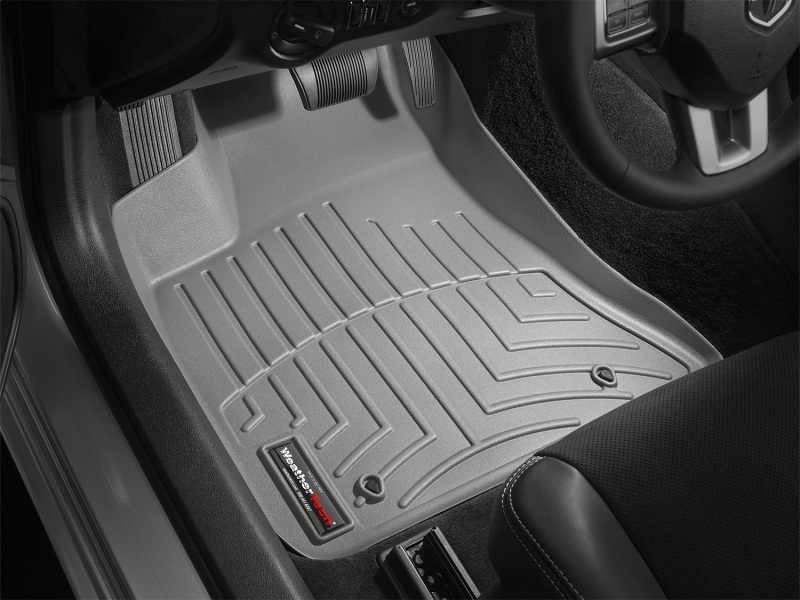 Dodge Charger FloorLiner - Front - WeatherTech - DigitalFit - Grey - `11-`27