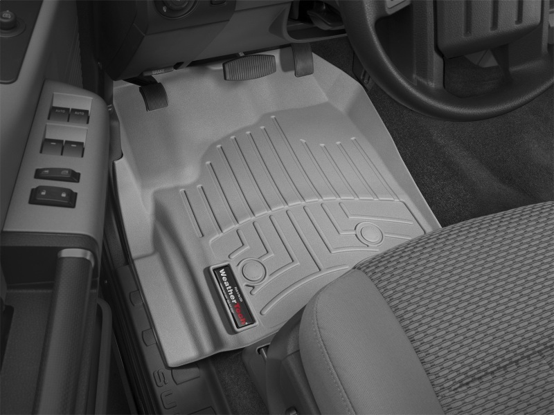 Ford F250 FloorLiner - Front - WeatherTech - DigitalFit - Grey - `12-`27