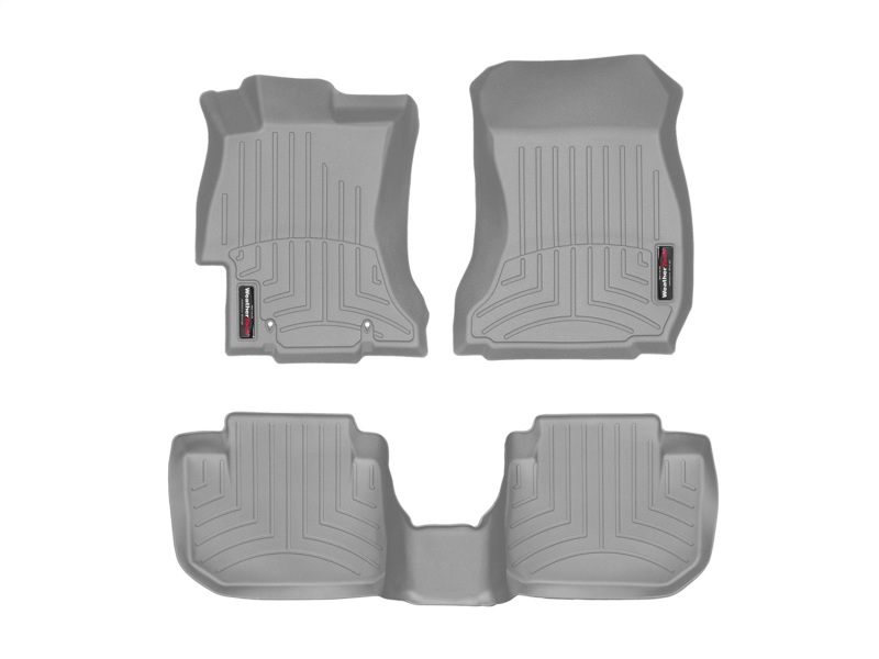 Subaru Impreza FloorLiner - Front - WeatherTech - DigitalFit - Grey - `12-`27