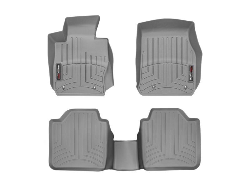 BMW 3 Series Floor Liners - Rear - WeatherTech - DigitalFit - Grey - `14-`27
