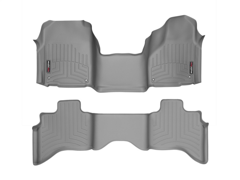Ram 1500 Floor Liner - Rear - WeatherTech - DigitalFit - Grey - `12-`27