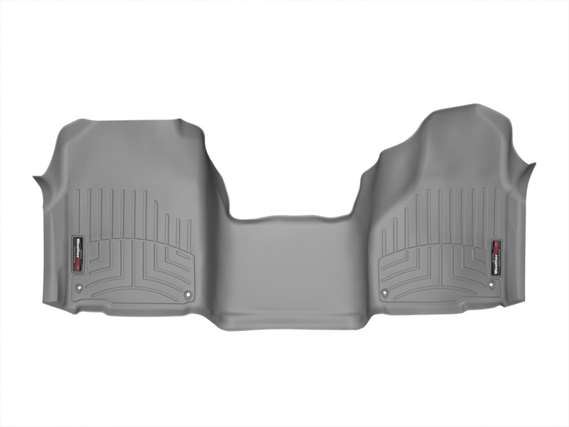 Dodge Ram Truck FloorLiner - Front - WeatherTech - DigitalFit - Grey - `12-`13