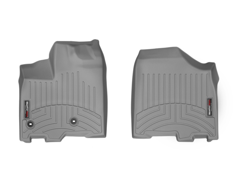 Toyota Sienna FloorLiner - Front - WeatherTech - DigitalFit - Grey - `13-`27