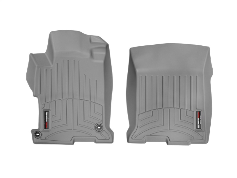 Honda Accord FloorLiner - Front - WeatherTech - DigitalFit - Grey - `13-`27