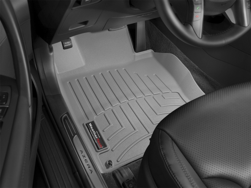 Hyundai Azera FloorLiner - Front - WeatherTech - DigitalFit - Grey - `12-`27