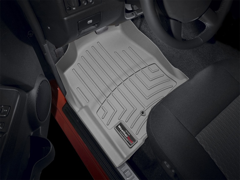 Chevrolet Colorado Floor Liner - Front - WeatherTech - DigitalFit - Grey - `04-`12