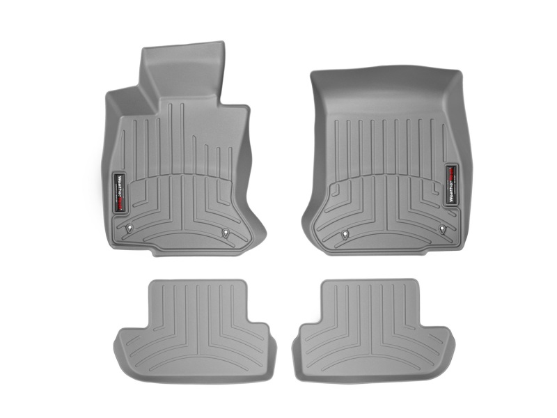 BMW 6 Series Floor Liners - Rear - WeatherTech - FloorLiner DigitalFit - Grey - `12-`27
