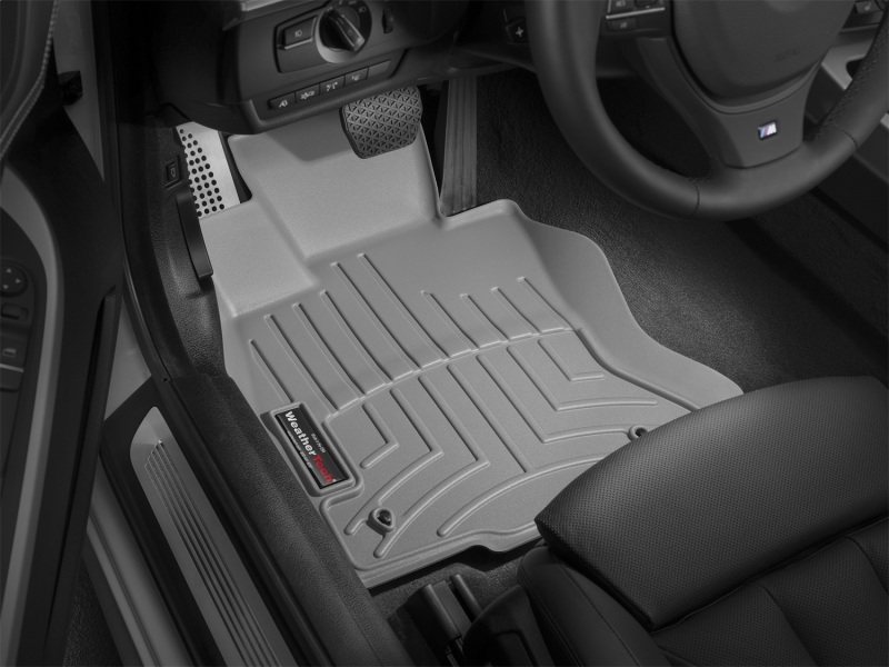 BMW 6 Series FloorLiner - Front - WeatherTech - DigitalFit - Grey - `12-`27