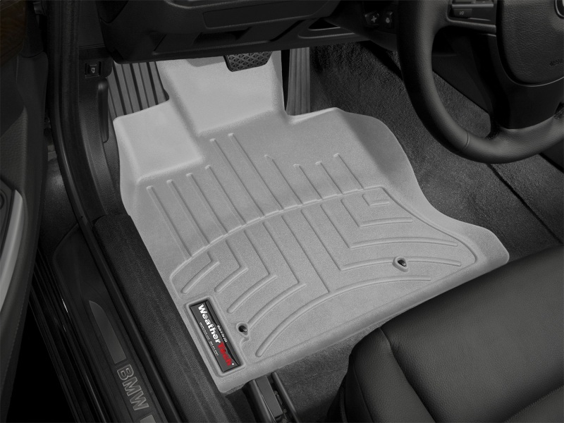 BMW 5 Series Floor Liner - Front - WeatherTech - DigitalFit - Grey - `10-`27