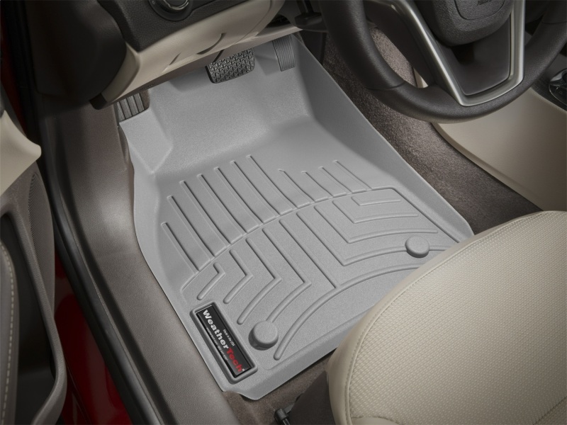 Chevrolet Malibu Floor Liner - Front - WeatherTech - DigitalFit - Grey - `13-`27