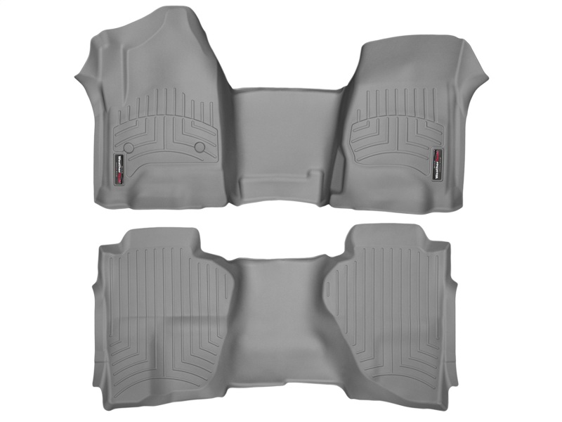 Chevrolet Silverado FloorLiner - Rear - WeatherTech - DigitalFit - Grey - `14-`27
