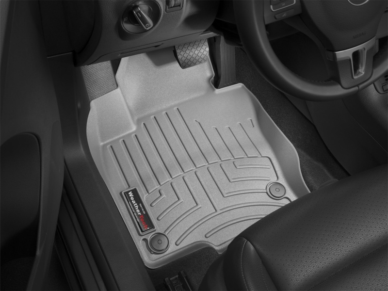 Volkswagen Tiguan FloorLiner - Front - WeatherTech - DigitalFit - Grey - `09-`13