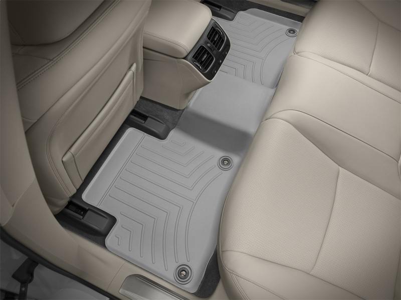 Acura RLX FloorLiner - Rear - WeatherTech - DigitalFit - Grey - `14-`27