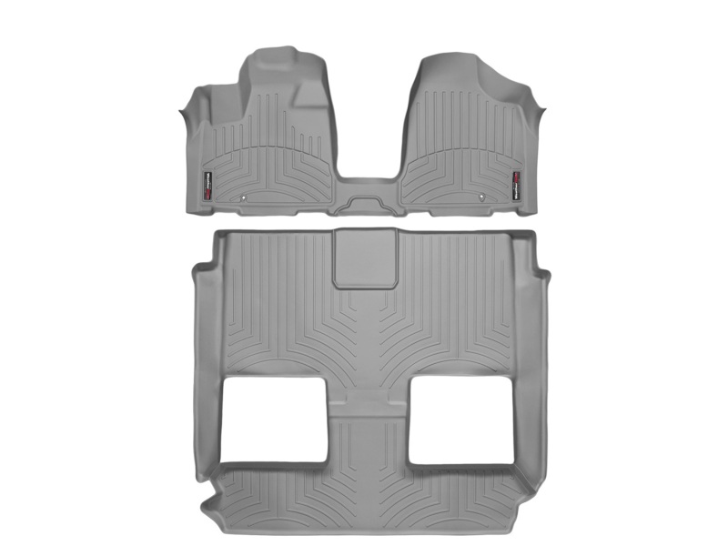 Chrysler Town & Country FloorLiner - Rear - WeatherTech - DigitalFit - Grey - `11-`27