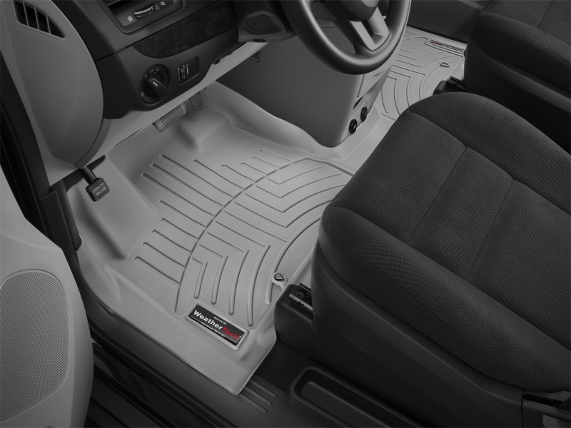 Chrysler Town & Country FloorLiner - Front - WeatherTech - DigitalFit - Grey - `11-`27
