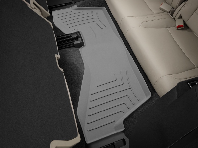 Acura MDX Floor Mat - Rear - WeatherTech - 3D FloorLiner HP - Grey - `14-`16