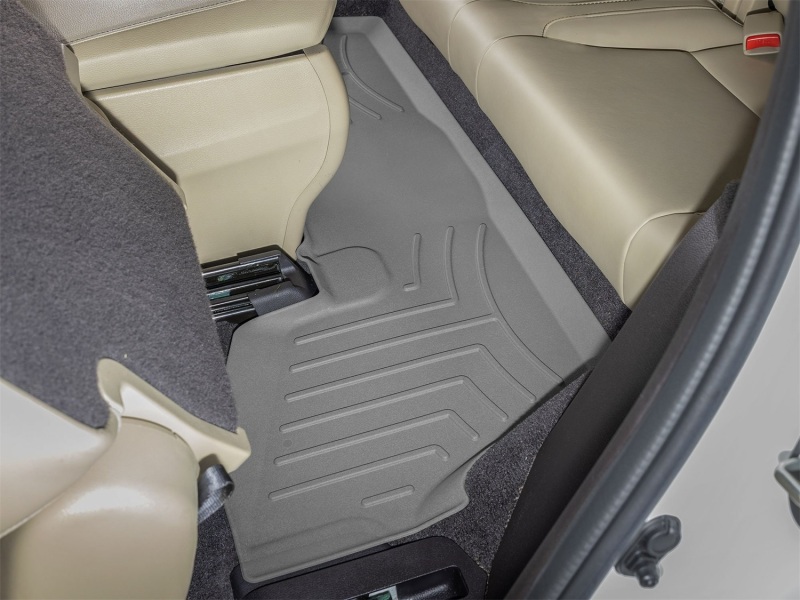 Acura MDX Floor Mats - Rear - WeatherTech - FloorLiner HP - Grey - `17-`20