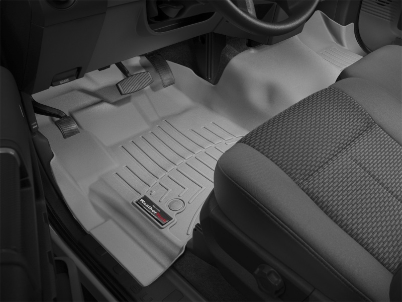 Ford F350 FloorLiner - Front - WeatherTech - DigitalFit - Grey - `12-`27